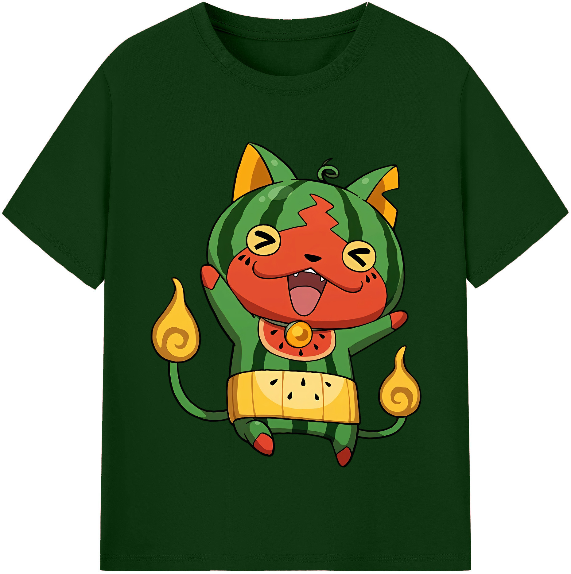 （画像用） 妖怪ウォッチ Yo-kai Watch 綿100％半袖Tシャツ（フロントプリント）